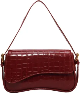 2025 Shoulder Bag for Women PU Leather Shoulder Purse Tote Bag Crossbody Purses for Women Trendy with 2 Removable Straps