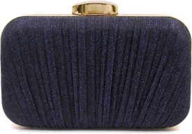 Aovtero Evening Bag Clutch Purses Women Wedding Formal Party Bridal Handbag Pleated Sparkling Glitter with Chain