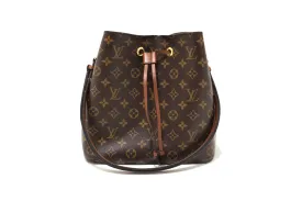 Authentic Louis Vuitton Classic Monogram Brown NeoNoe Shoulder Bag