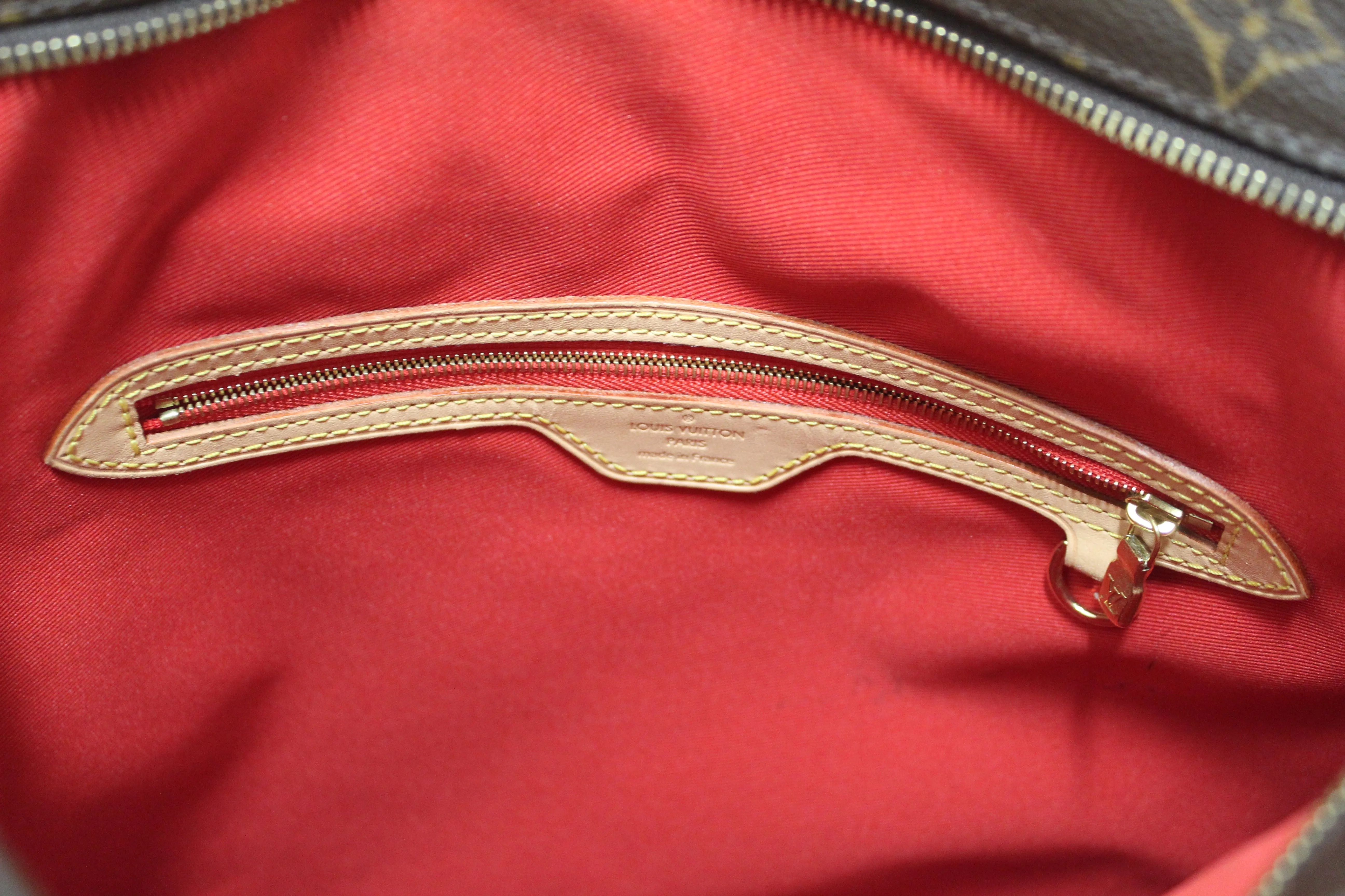 Authentic Louis Vuitton Classic Monogram Carry It Tote Shoulder Bag