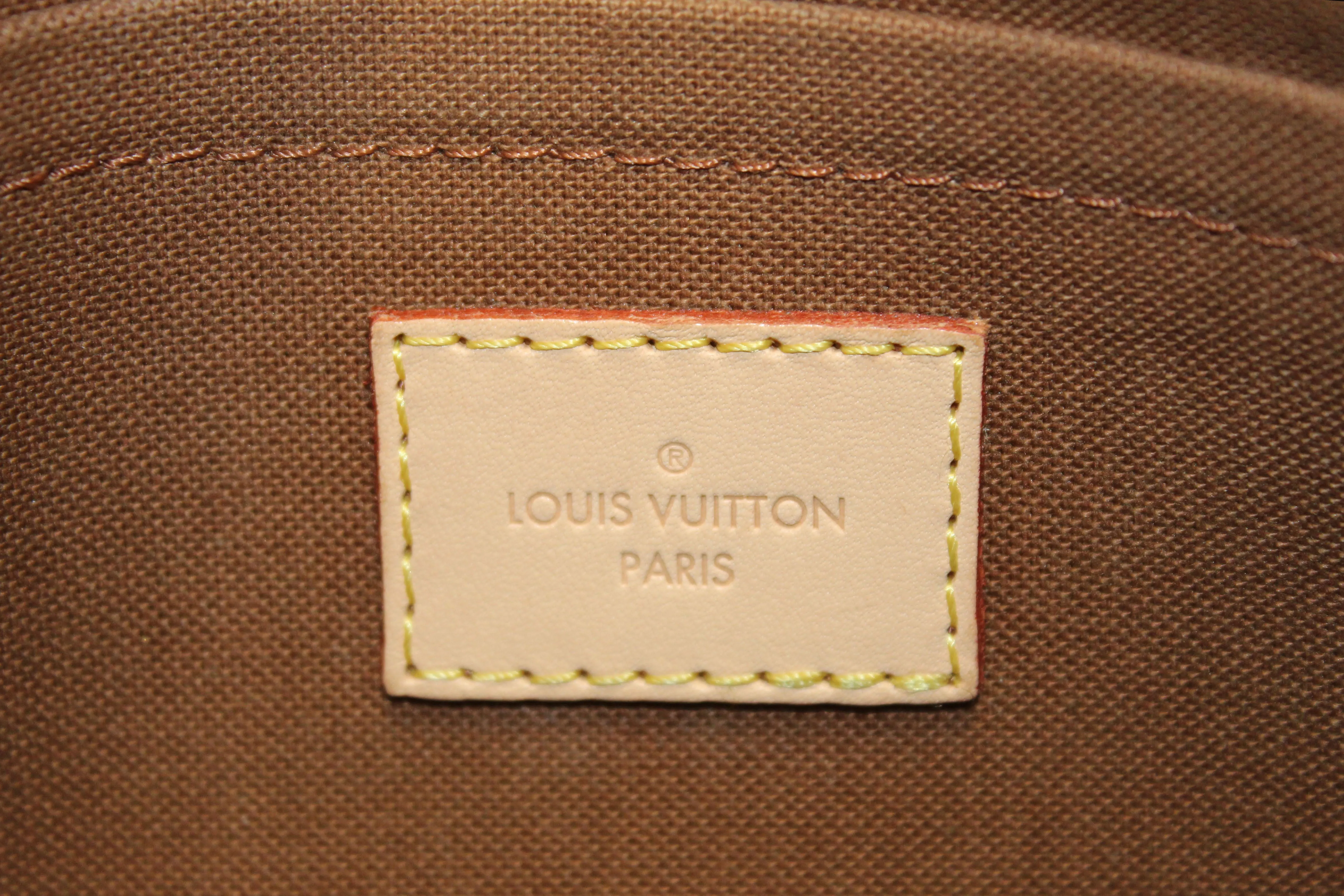 Authentic Louis Vuitton Classic Monogram Light Pink Strap Multi-Pochette Accessoires Bag