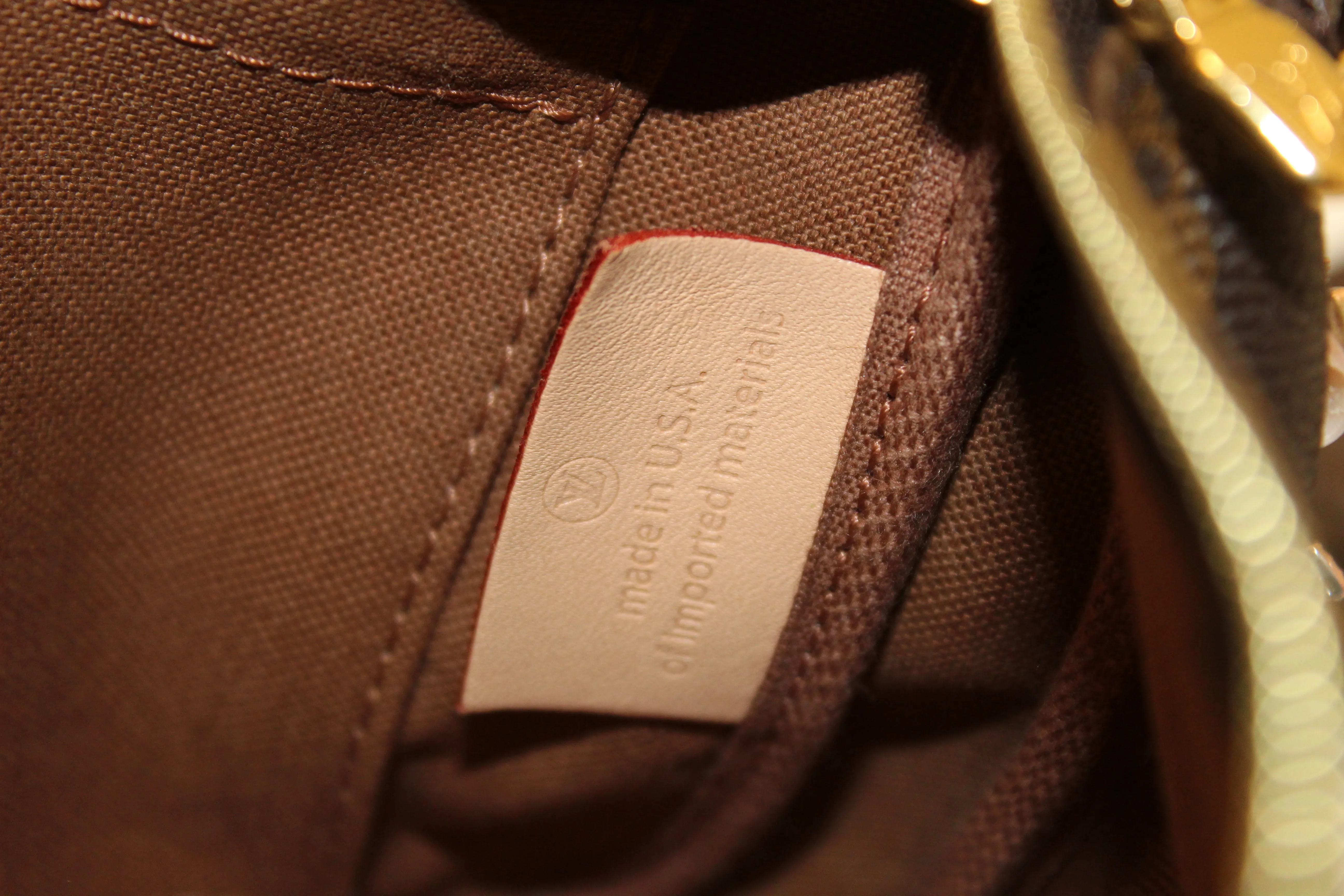 Authentic Louis Vuitton Classic Monogram Light Pink Strap Multi-Pochette Accessoires Bag