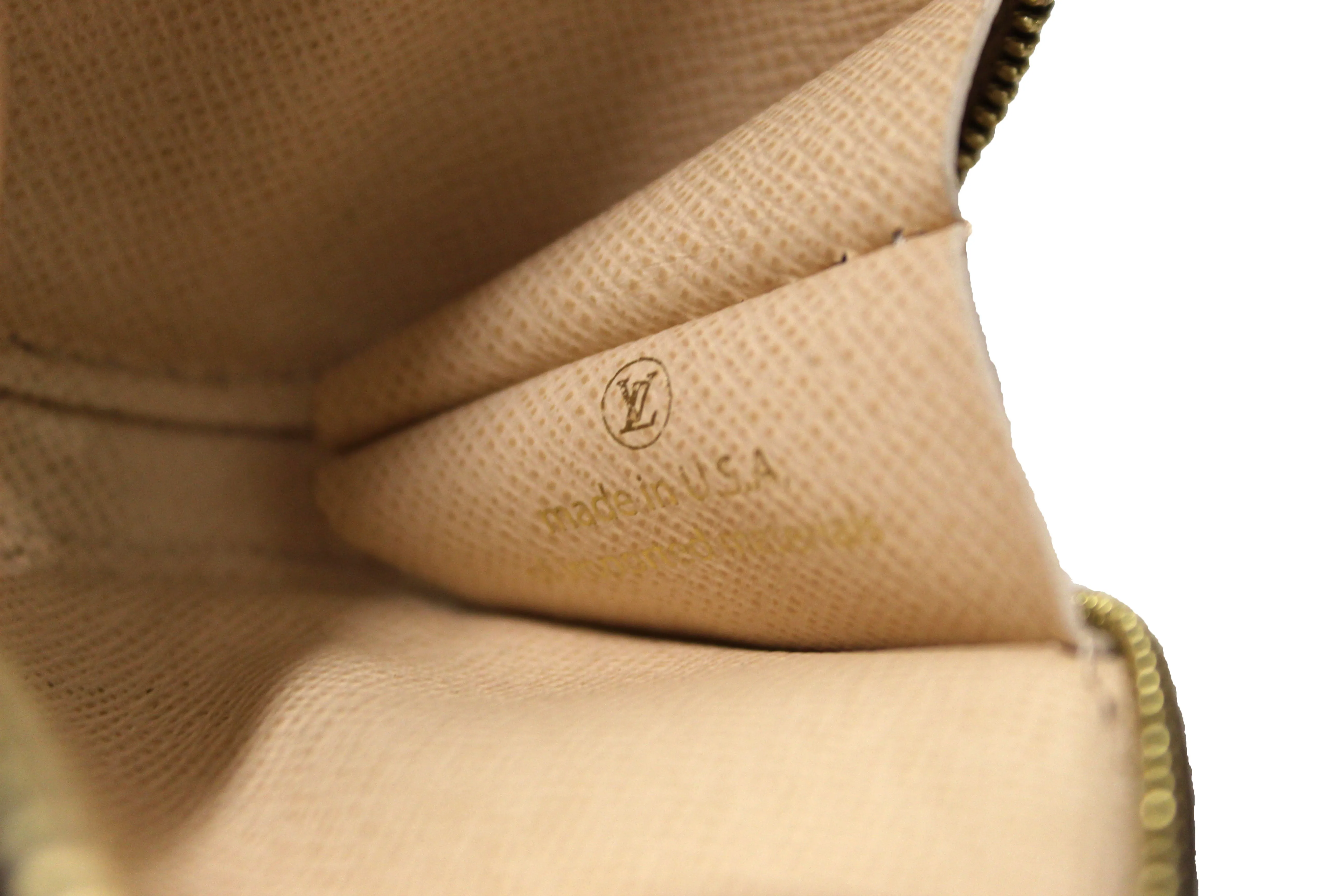 Authentic Louis Vuitton Classic Monogram Light Pink Strap Multi-Pochette Accessoires Bag