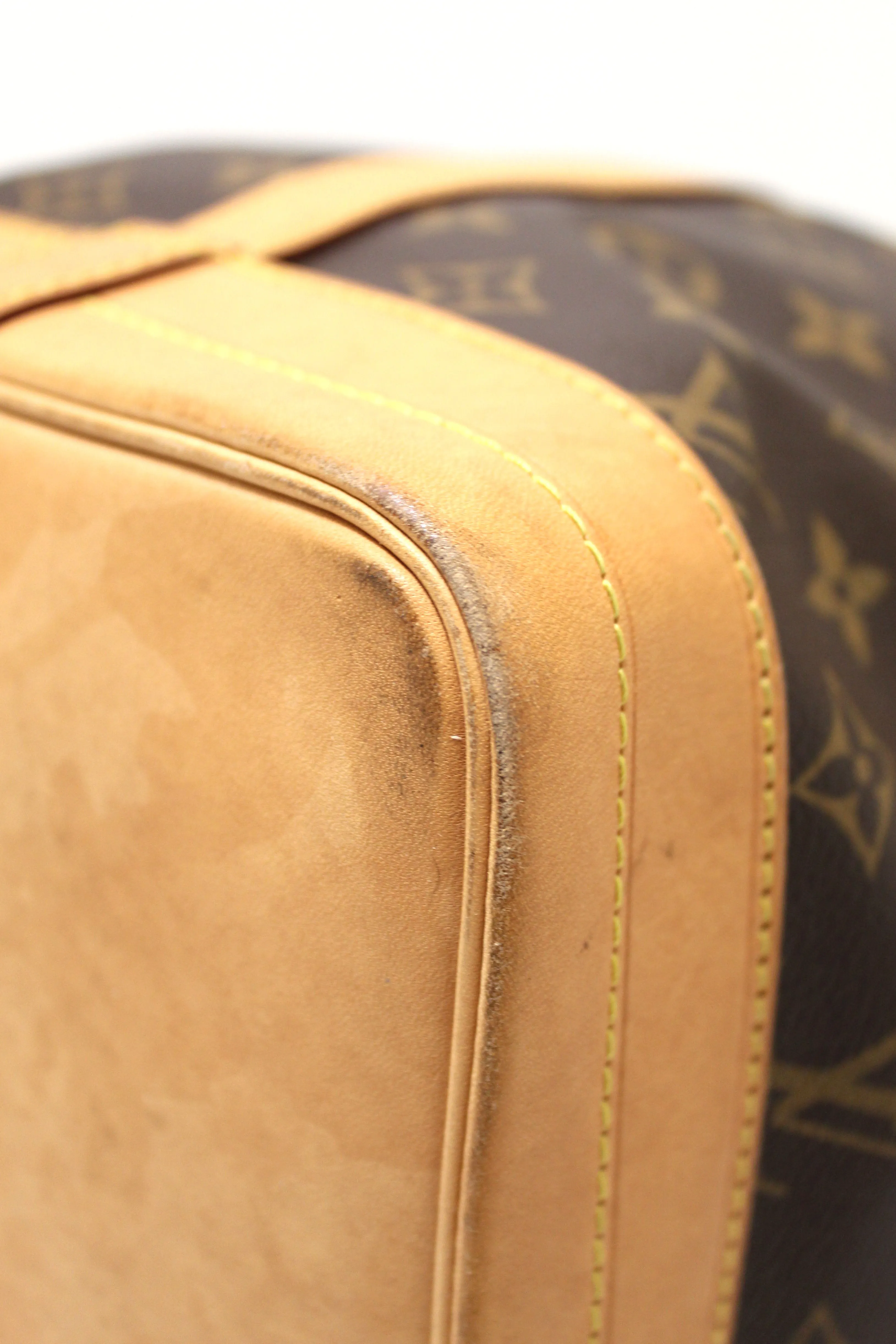 Authentic Louis Vuitton Classic Monogram Noe Drawstring Tote Bag