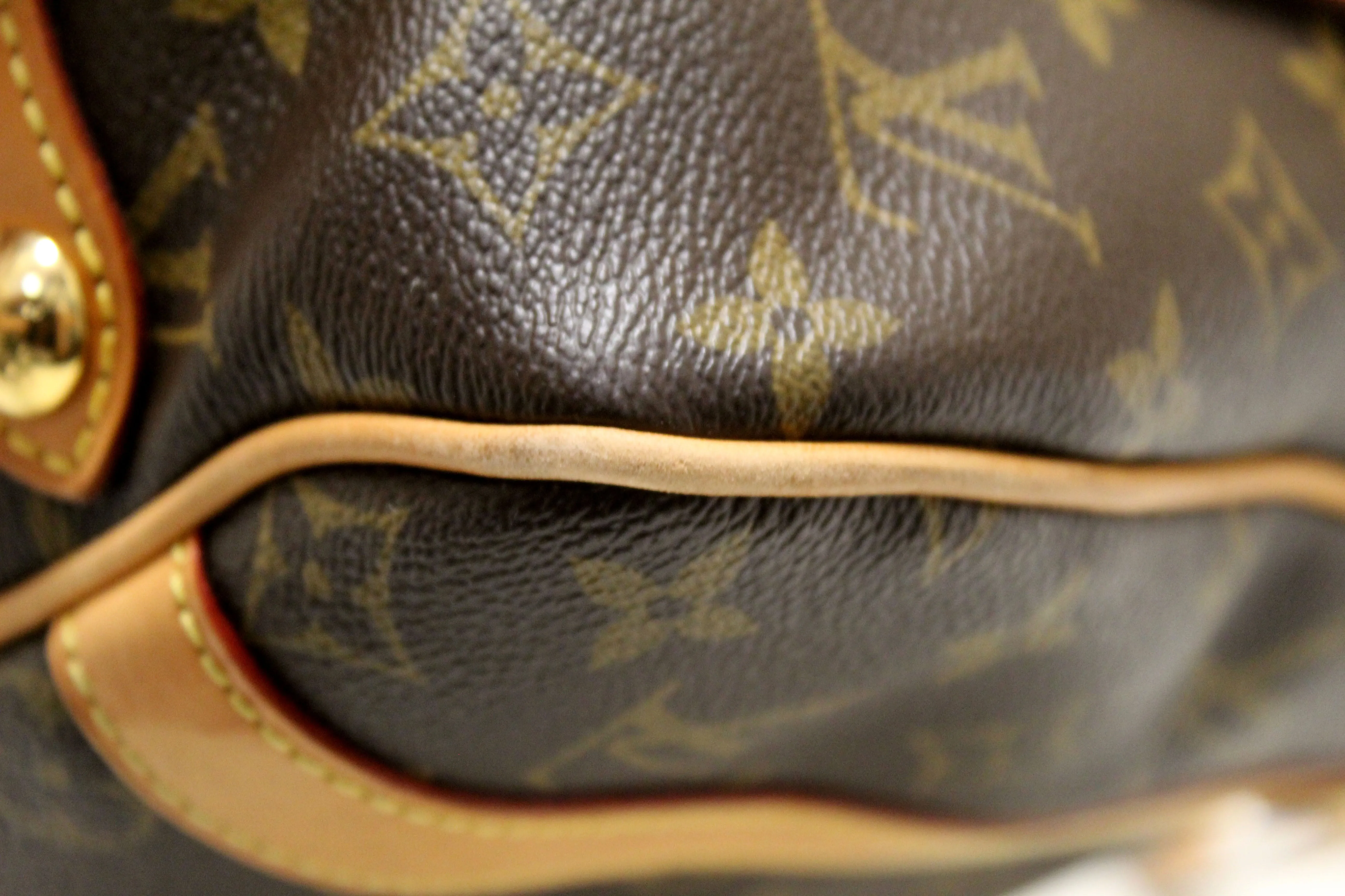 Authentic Louis Vuitton Classic Monogram Stresa PM Shoulder Bag