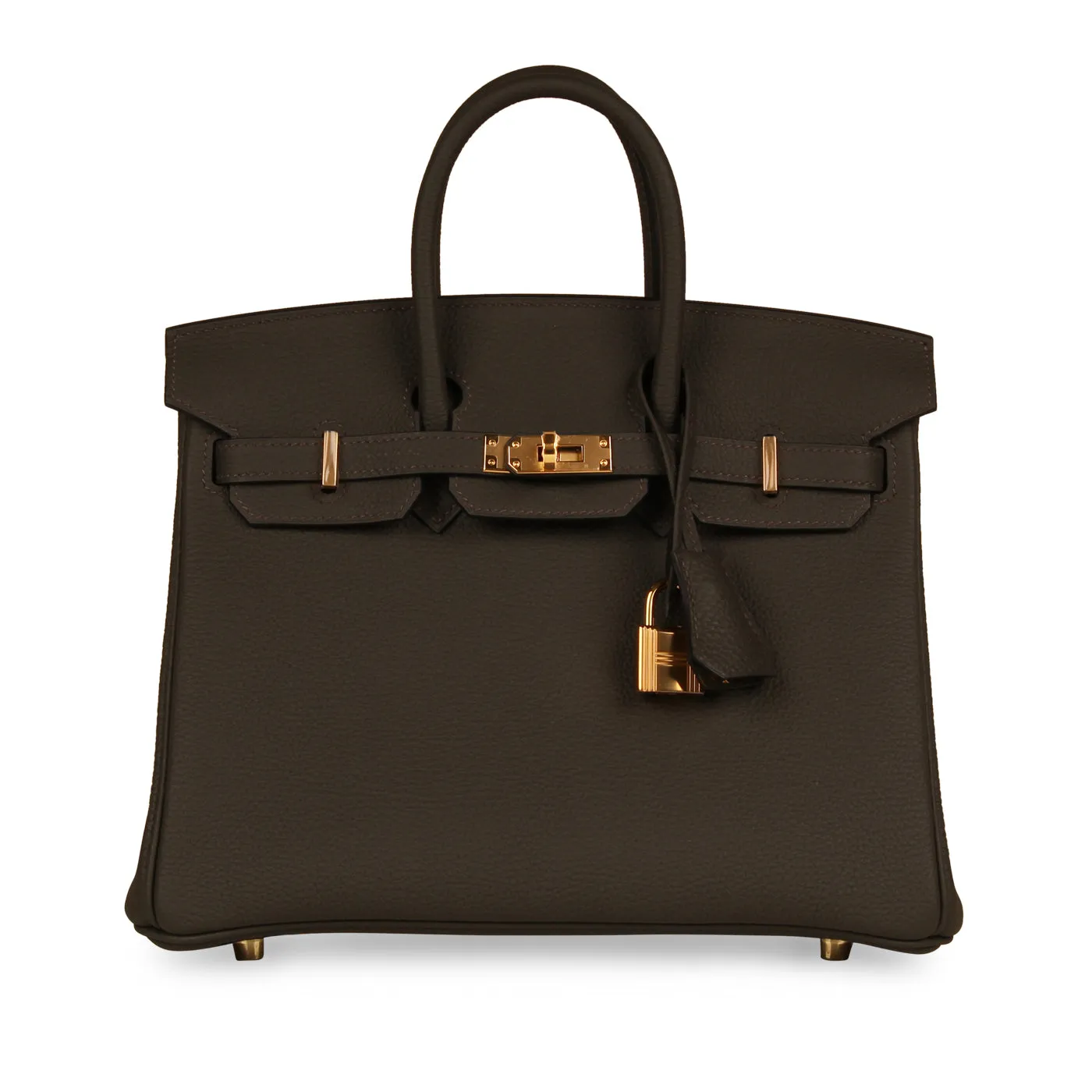 Birkin 25 - Vert De Gris Togo - GHW