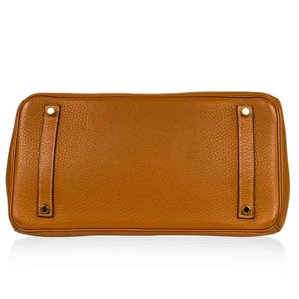 Birkin 35 - Gold Taurillon Clemence