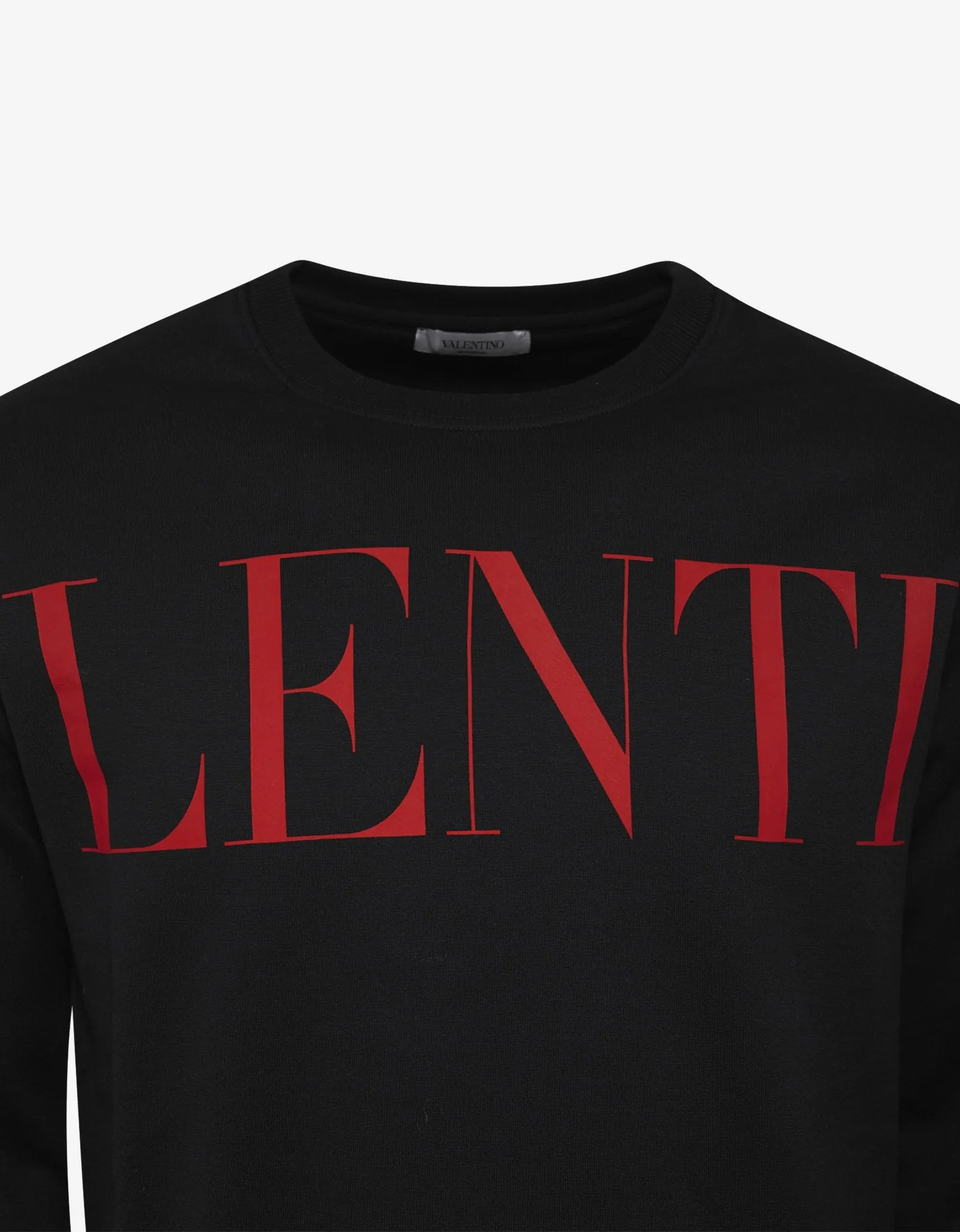 Black Logo Print Sweatshirt -