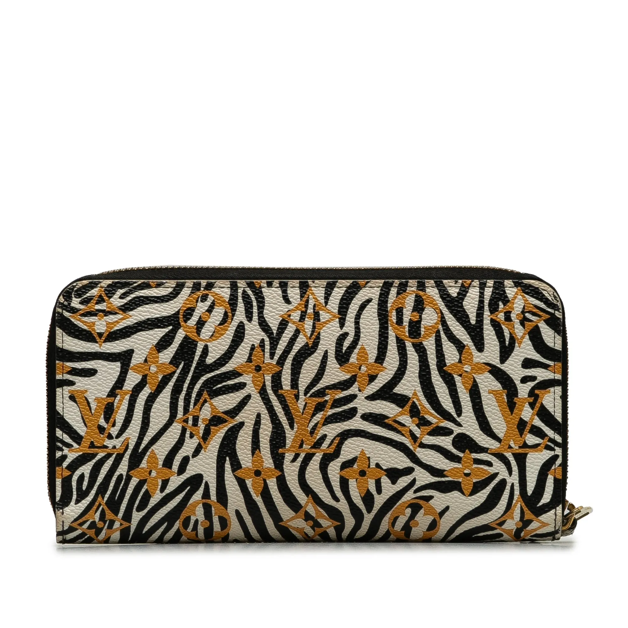 Brown Louis Vuitton Monogram Giant Jungle Zippy Wallet