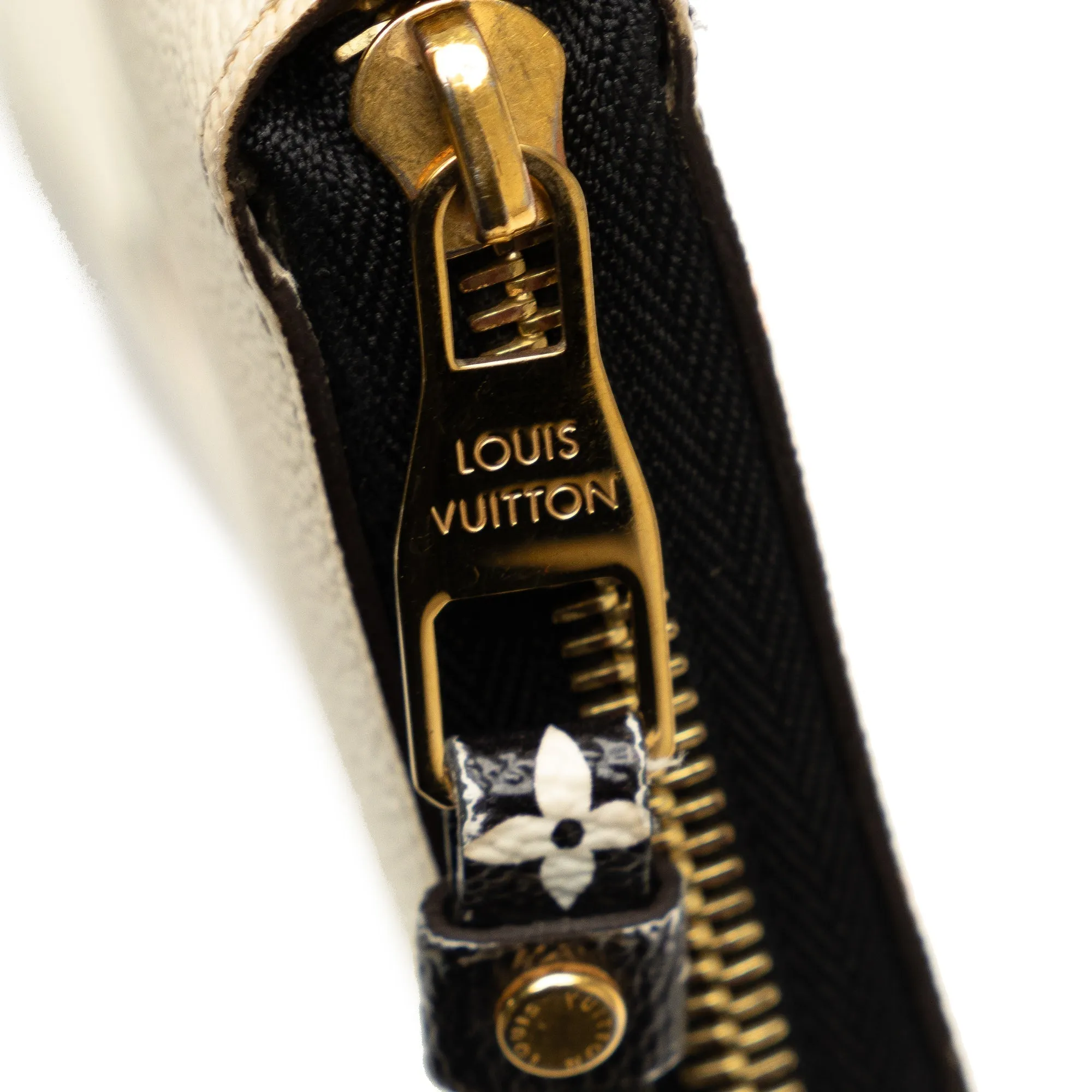Brown Louis Vuitton Monogram Giant Jungle Zippy Wallet