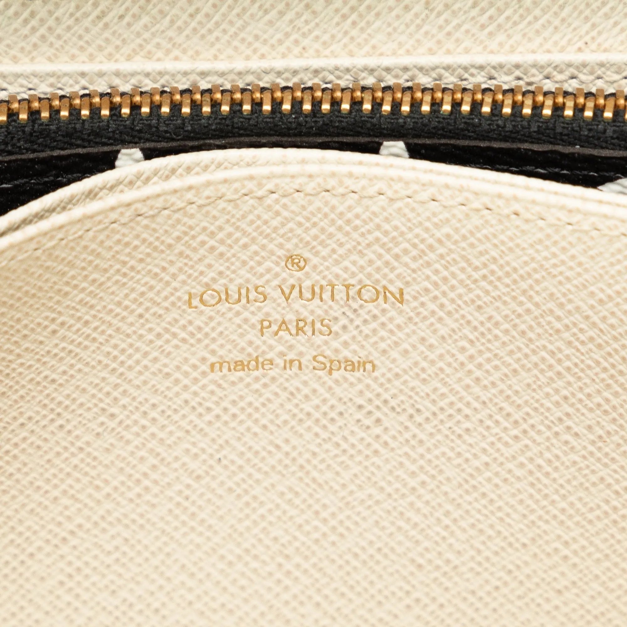 Brown Louis Vuitton Monogram Giant Jungle Zippy Wallet