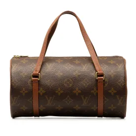 Brown Louis Vuitton Monogram Papillon 26 HandBag