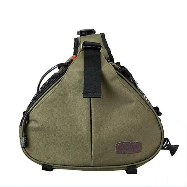 CADEN Sling Shoulder Cross Camera Bags Orange Digital Camera Case Sling Canvas Soft Men Women Bag for Canon Nikon Sony K1 K2