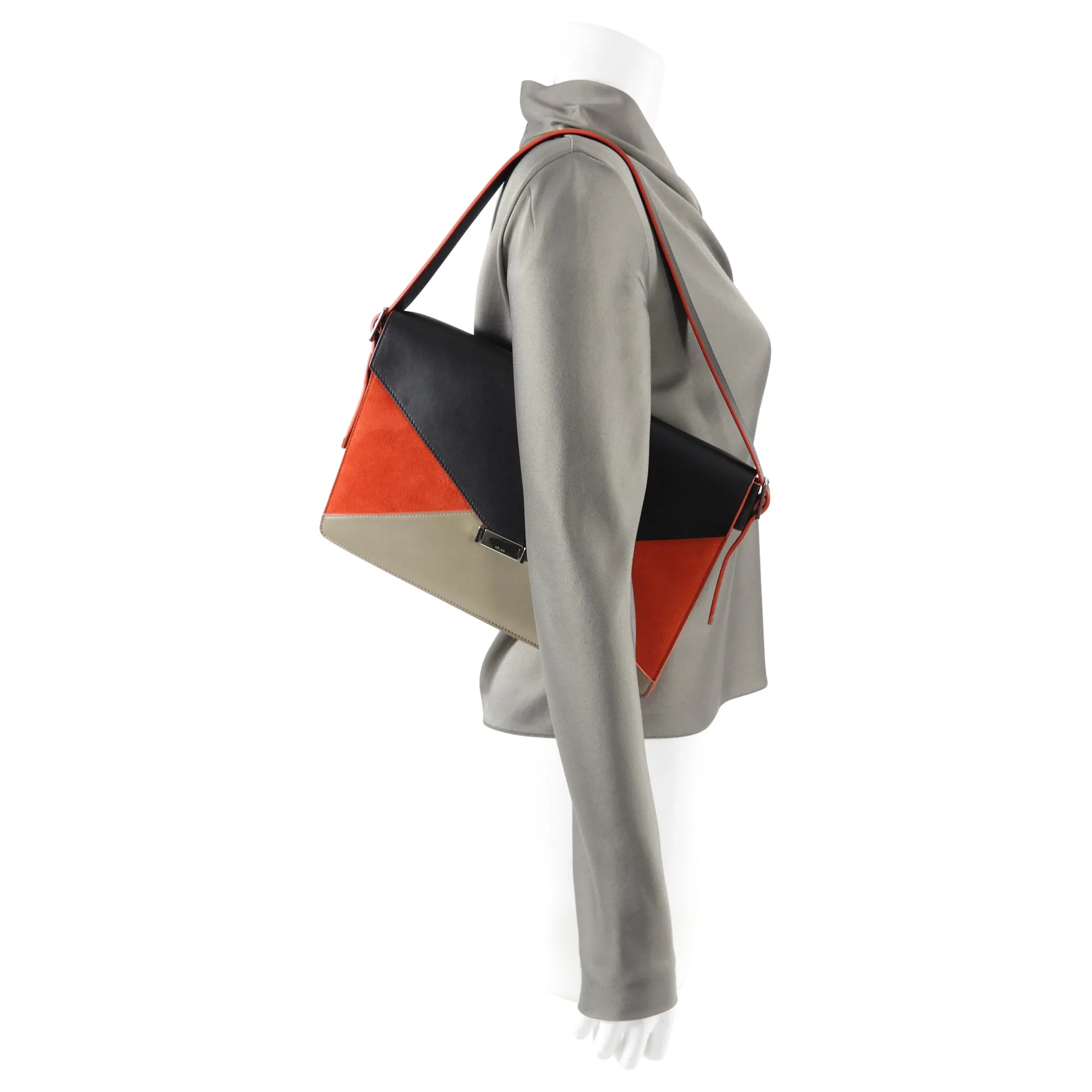 Celine Diamond Geometric Envelope Shoulder Bag