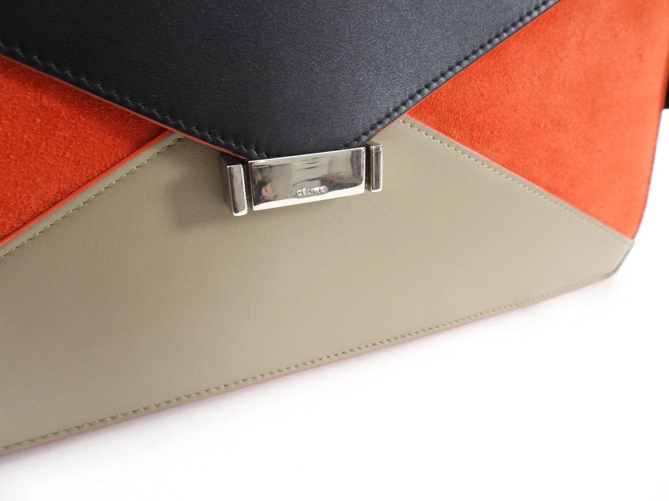 Celine Diamond Geometric Envelope Shoulder Bag