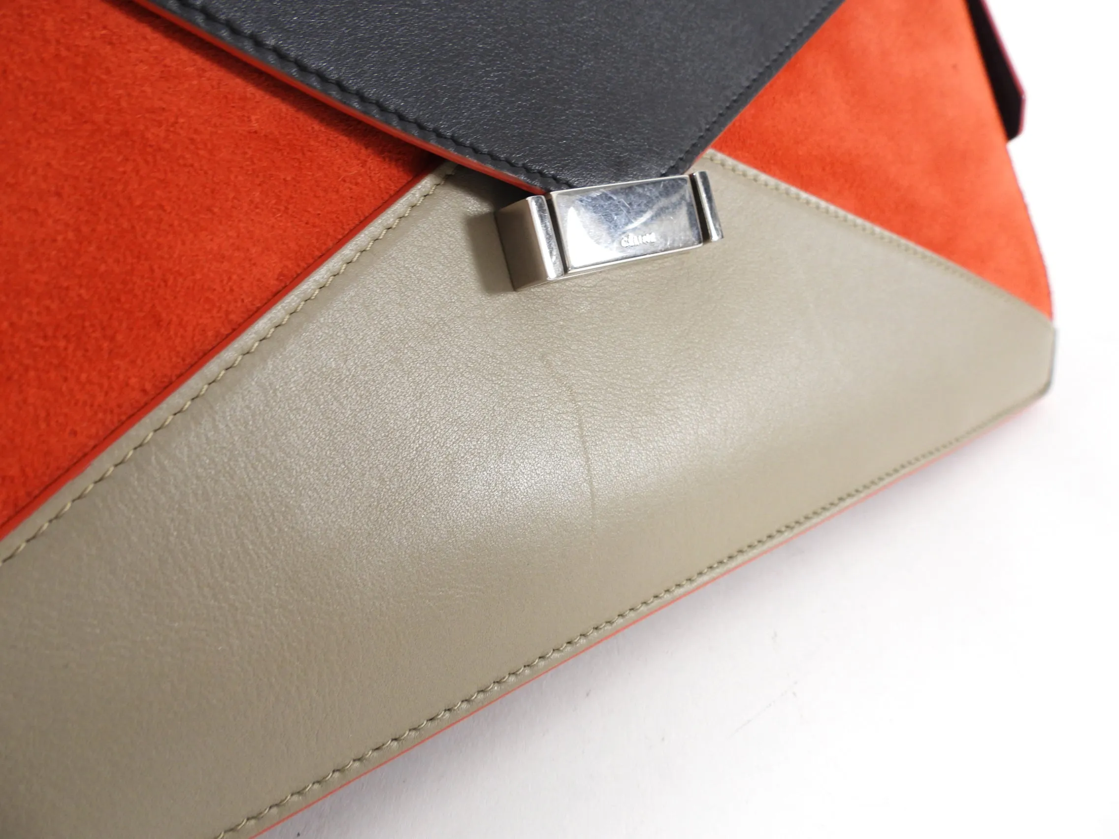 Celine Diamond Geometric Envelope Shoulder Bag