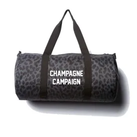 CHAMPAGNE CAMPAIGN [DAY TRIPPER DUFFEL BAG // BLACK CHEETAH]