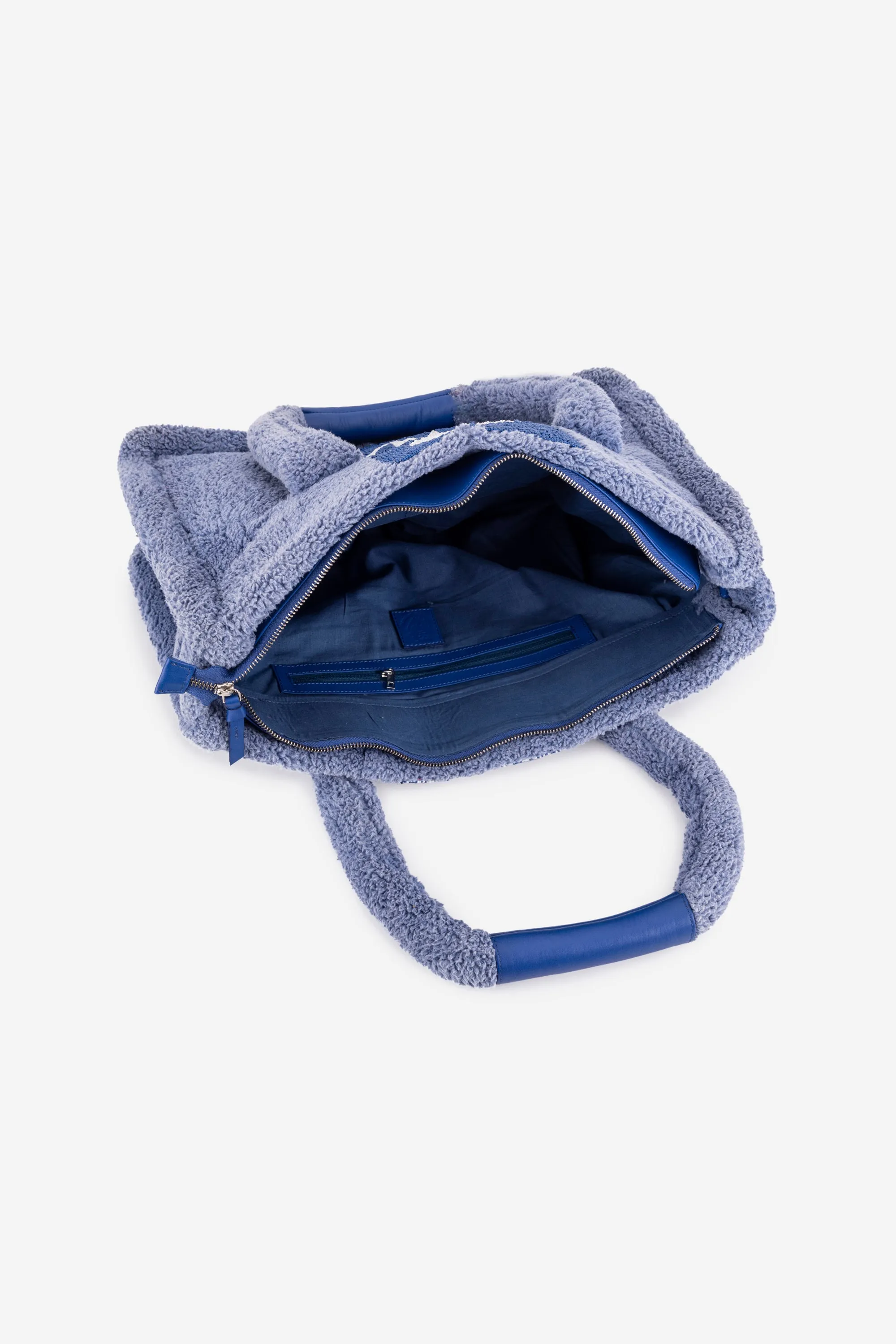 ECO-CONSCIOUS LOUISA BLUE TOTE  BAG