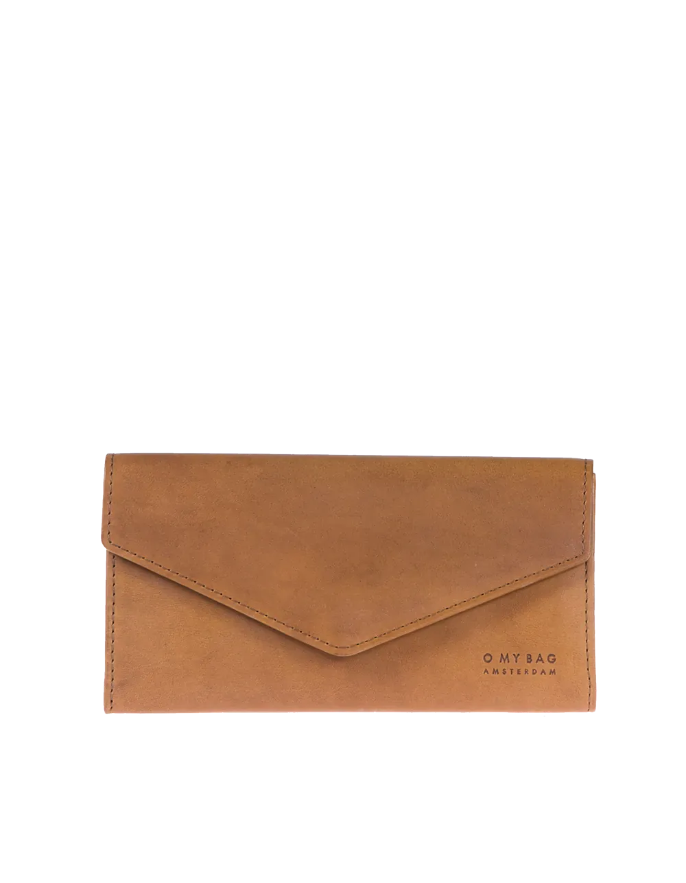 Envelope Pixie Classic Leather Wallet (Cognac)