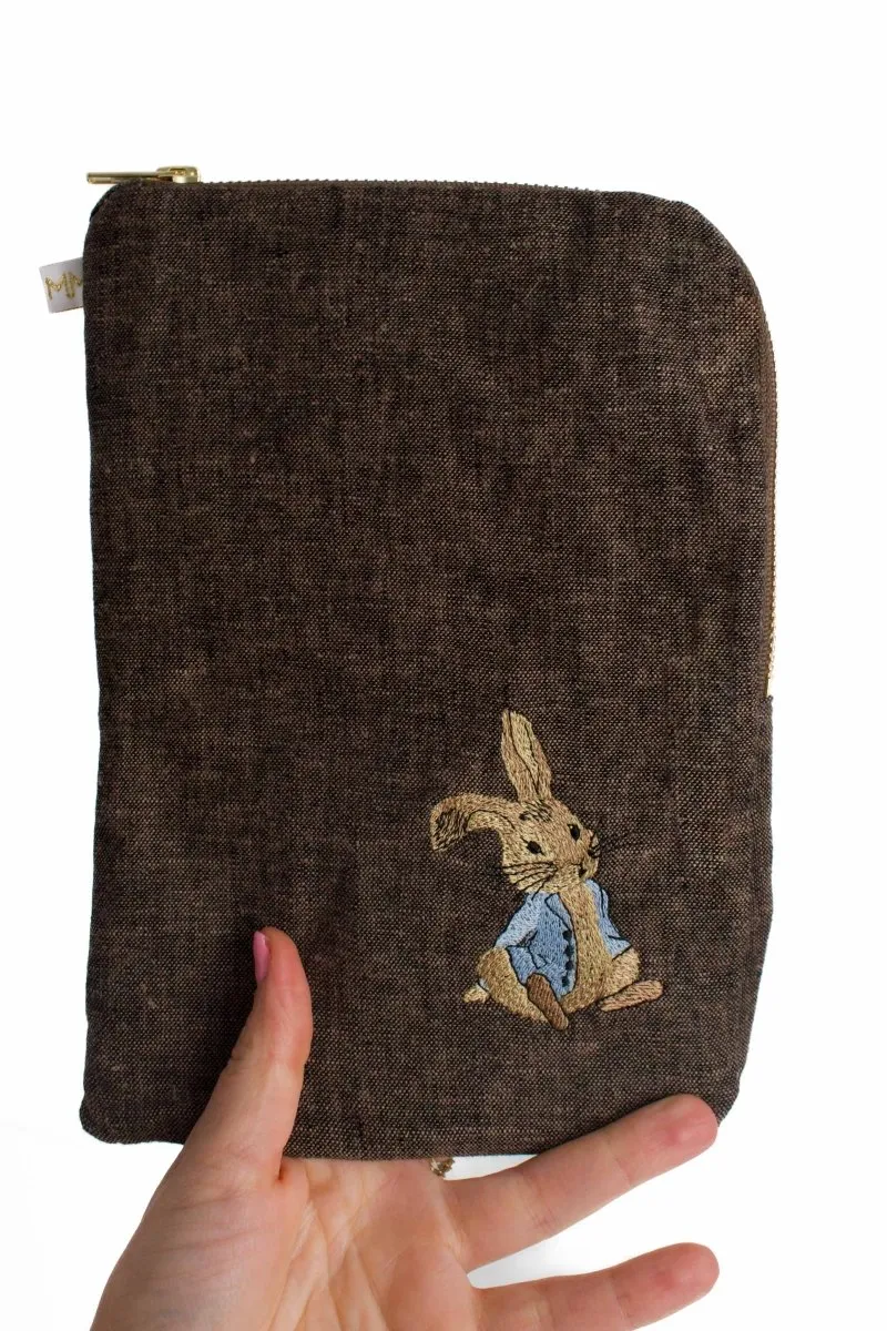 Espresso Linen Vintage Peter Everyday Diaper Pouch