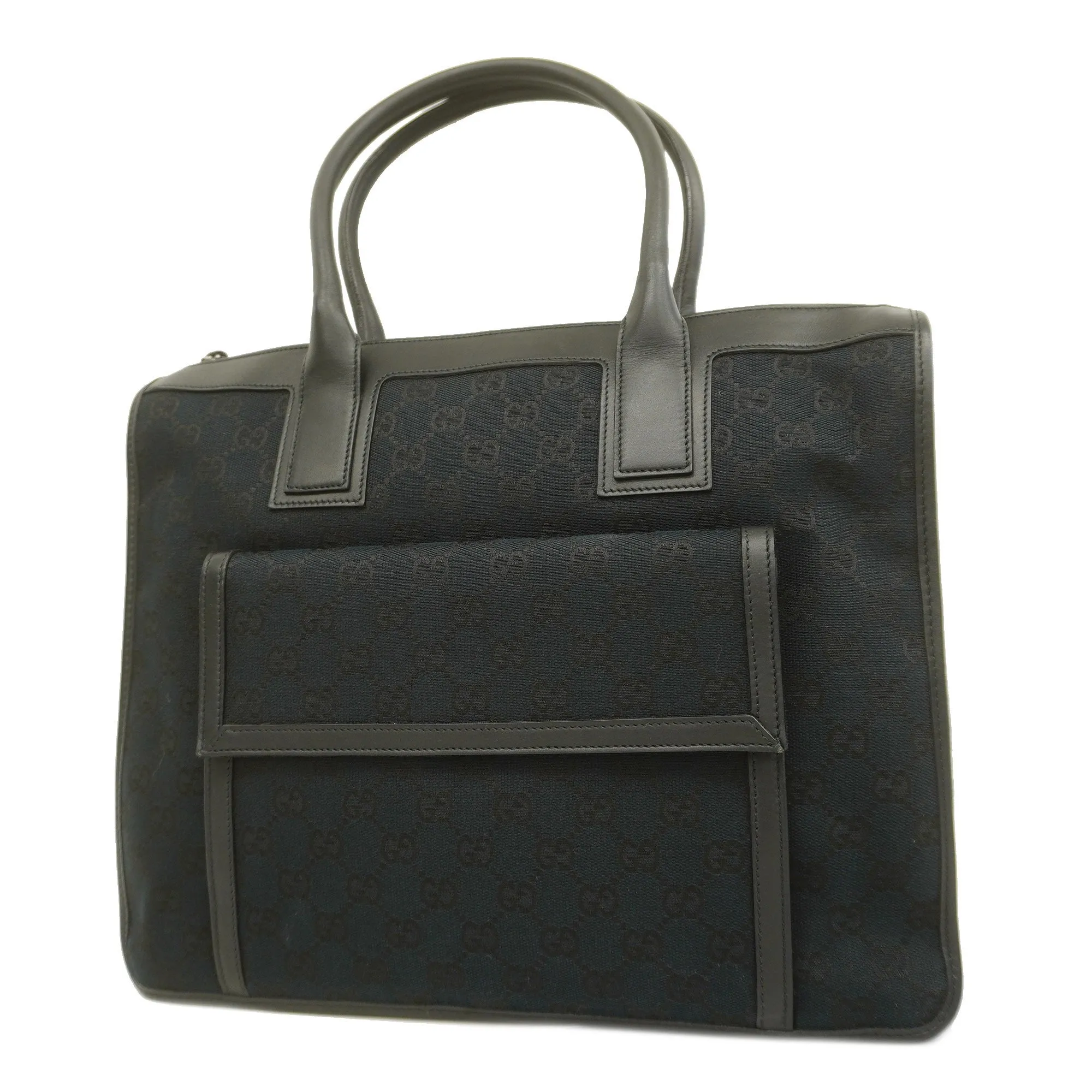 GUCCI  GG Canvas Tote Bag Sherry Women's GG Canvas Tote Bag Black,Navy