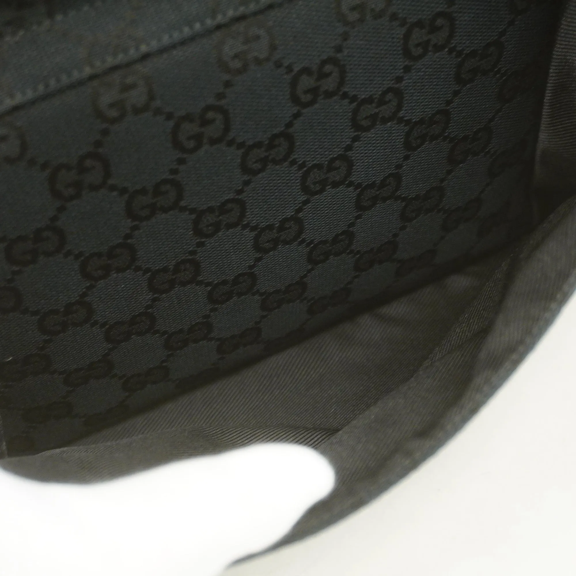 GUCCI  GG Canvas Tote Bag Sherry Women's GG Canvas Tote Bag Black,Navy