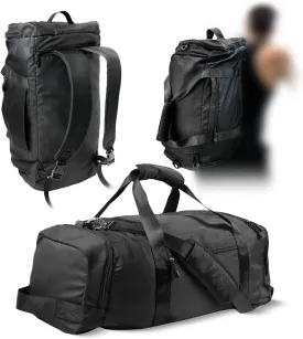 Gym Duffle Bag Backpack - 45L - Durable Gym Bag for Men/Women with Shoe Compartment - Large Capacity Sports Duffel with Wet Pocket & Straps - Water Resistant Workout Bag for Training & Fitness