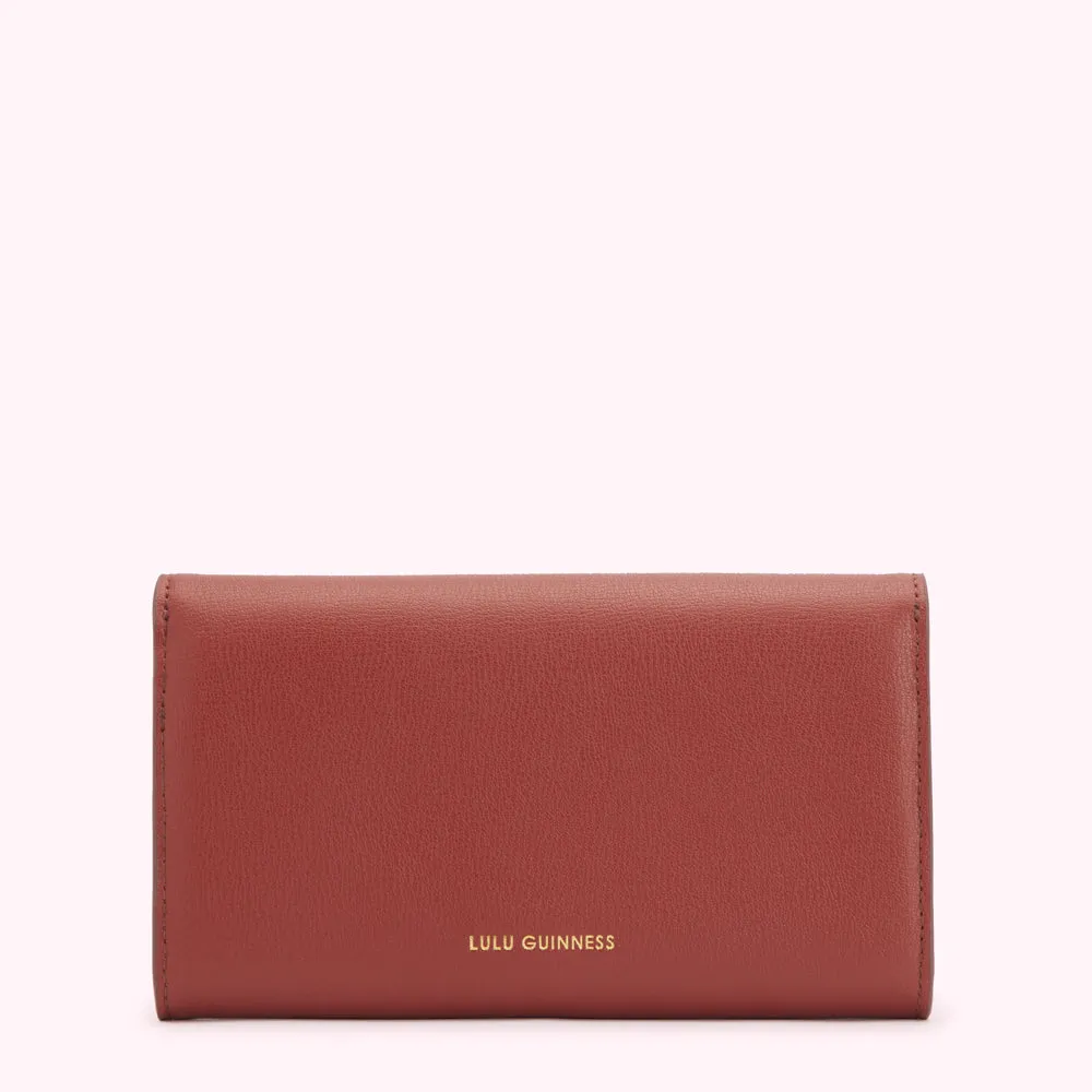 HENNA SOLID LIP PAULIE WALLET