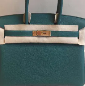 Hermès Birkin 30 Malachite Togo Gold Hardware GHW A Stamp 2017 <!18926835>