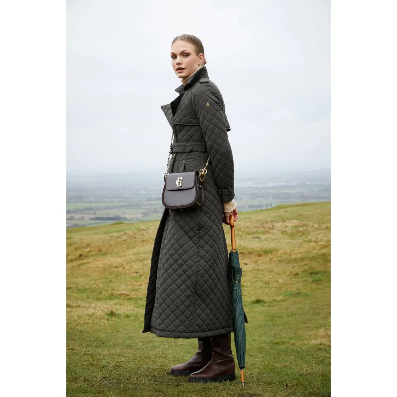 Holland Cooper Chelsea Ladies Saddle Bag - Chocolate