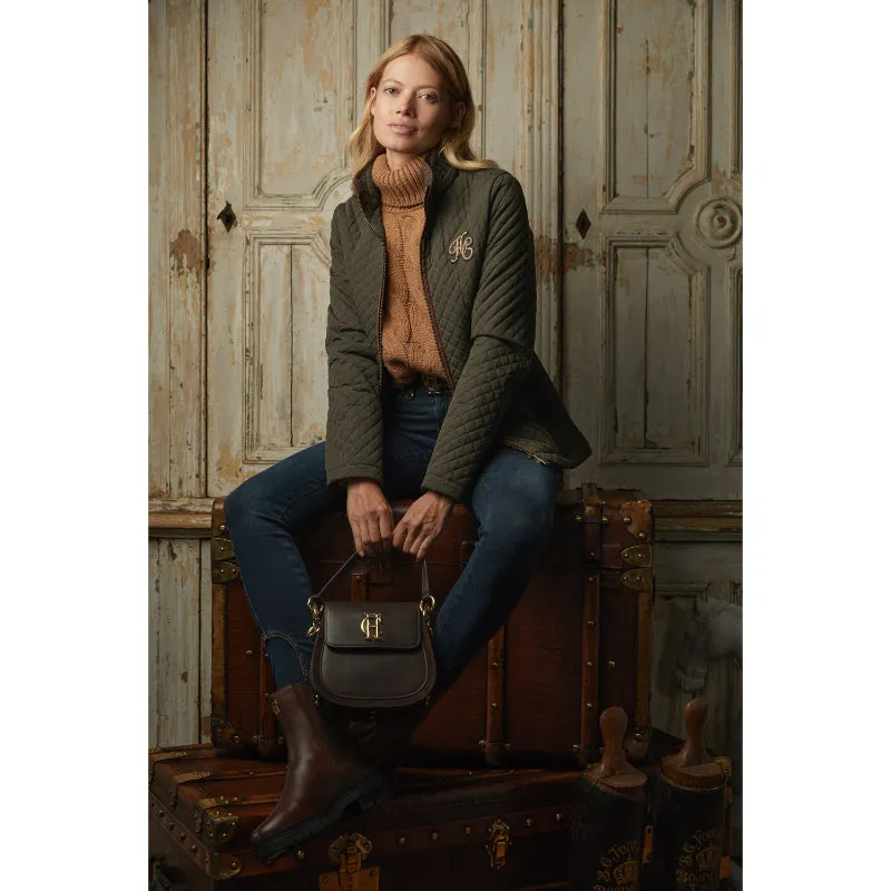Holland Cooper Chelsea Ladies Saddle Bag - Chocolate