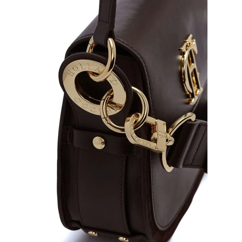 Holland Cooper Chelsea Ladies Saddle Bag - Chocolate