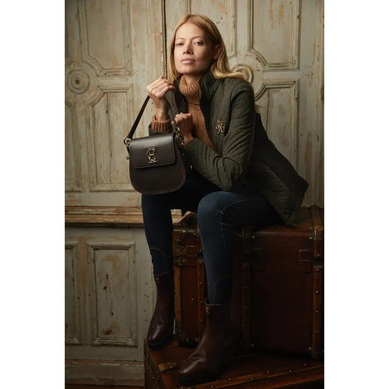 Holland Cooper Chelsea Ladies Saddle Bag - Chocolate