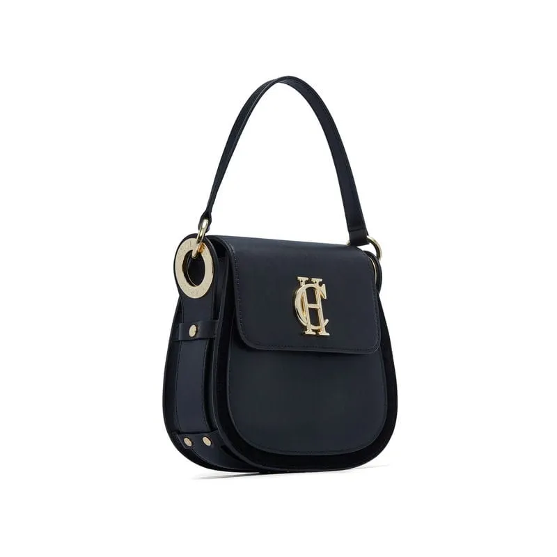 Holland Cooper Chelsea Ladies Saddle Bag - Soft Black
