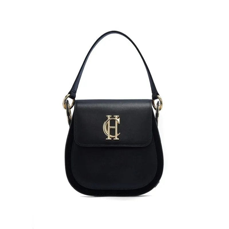Holland Cooper Chelsea Ladies Saddle Bag - Soft Black