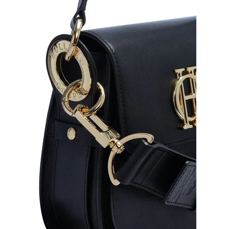 Holland Cooper Chelsea Ladies Saddle Bag - Soft Black