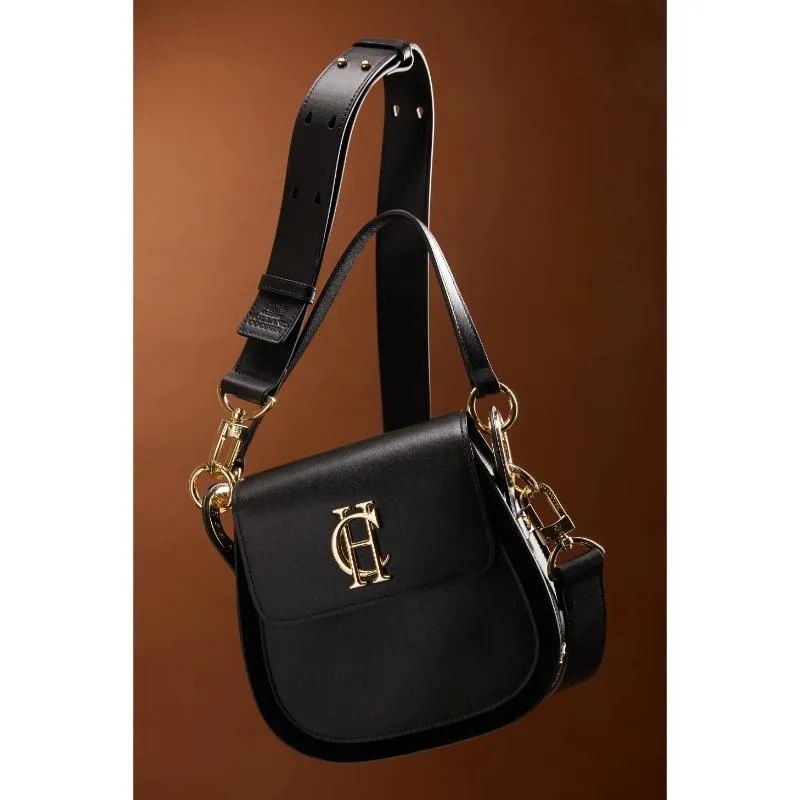 Holland Cooper Chelsea Ladies Saddle Bag - Soft Black
