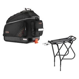 IBERA Commuter Bag & Touring Carrier Rack | IB-BA1-RA15