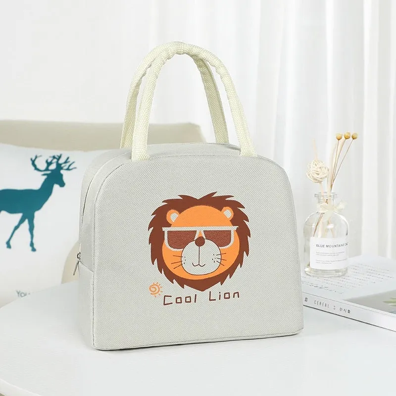 Insulated lunch bag For Women Kids Cooler Bag Thermal bag  Portable Lunch Box Ice Pack Tote Food Picnic Bags Lunch Bags for Work
