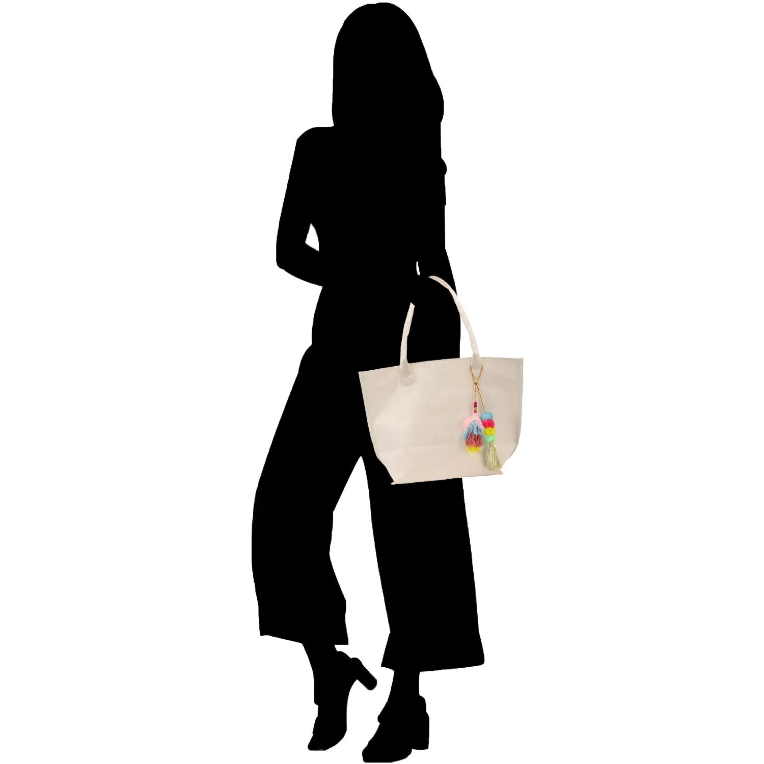 Lake Life Cotton Canvas Hand Bag Large Chic Hand Bag Gift for Her Girls Weekender Bag Weekend Tote Boat Bag Lake Life Gift (LLT1005)