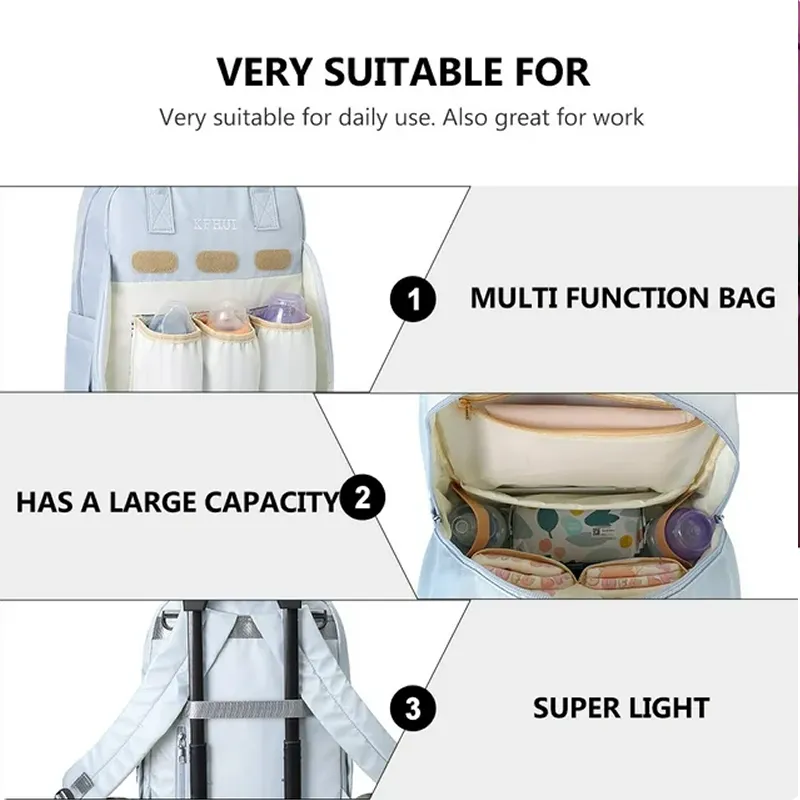 Large Capacity Waterproof Baby Backpack - 228