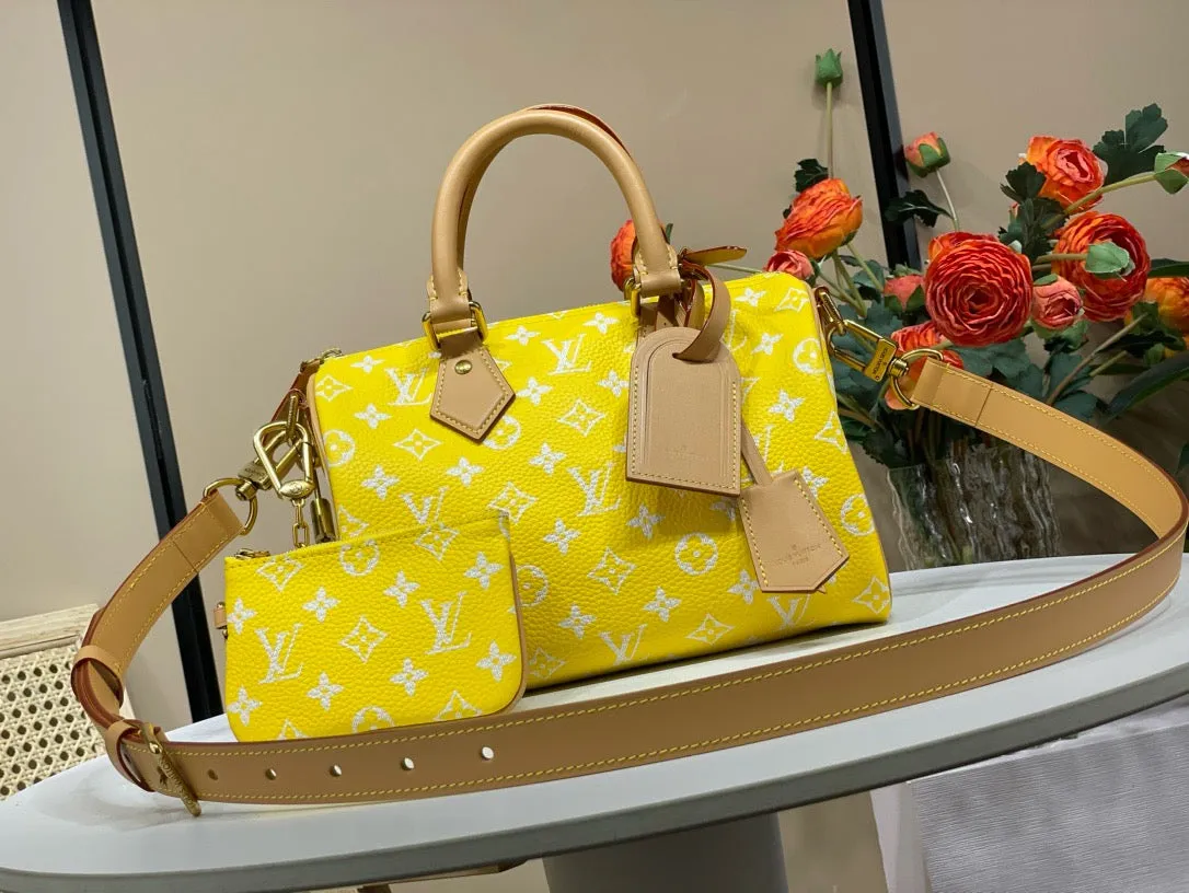 LB1017 Speedy P9 Bandoulière 25 / 9.8 x 5.9 x 5.9 inches / HIGHEST QUALITY VERSION