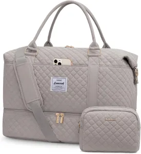 LOVEVOOK Travel Duffle Bag,Weekender Bags for Women with Shoe CompartmentCarry on Overnight Bag with Toiletry Bag,Gym Duffel Bag with Wet Pocket, Hospital Bags for Labor and Delivery
