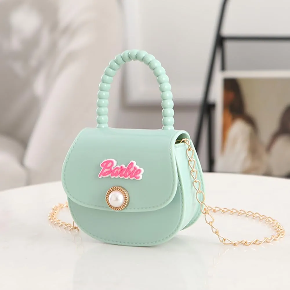 Mini Jelly Purse Handbag Shoulder Bag with Magnetic Button Wallet for Girls