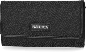 Nautica womens The Perfect Carry All Money Manager Wallet Organizer with RFID Blocking Wallet
