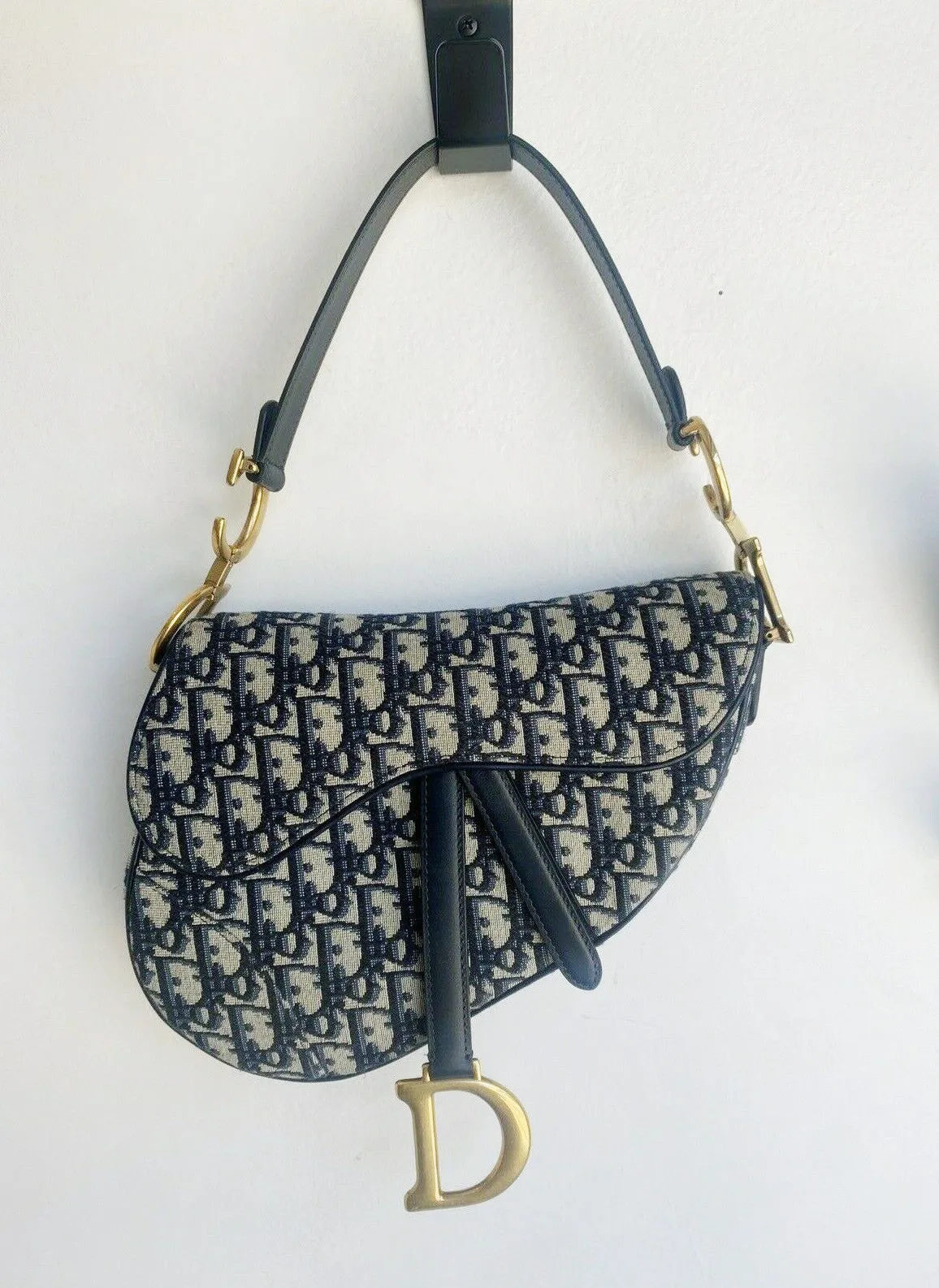 OBLIQUE JACQUARD SADDLE BAG
