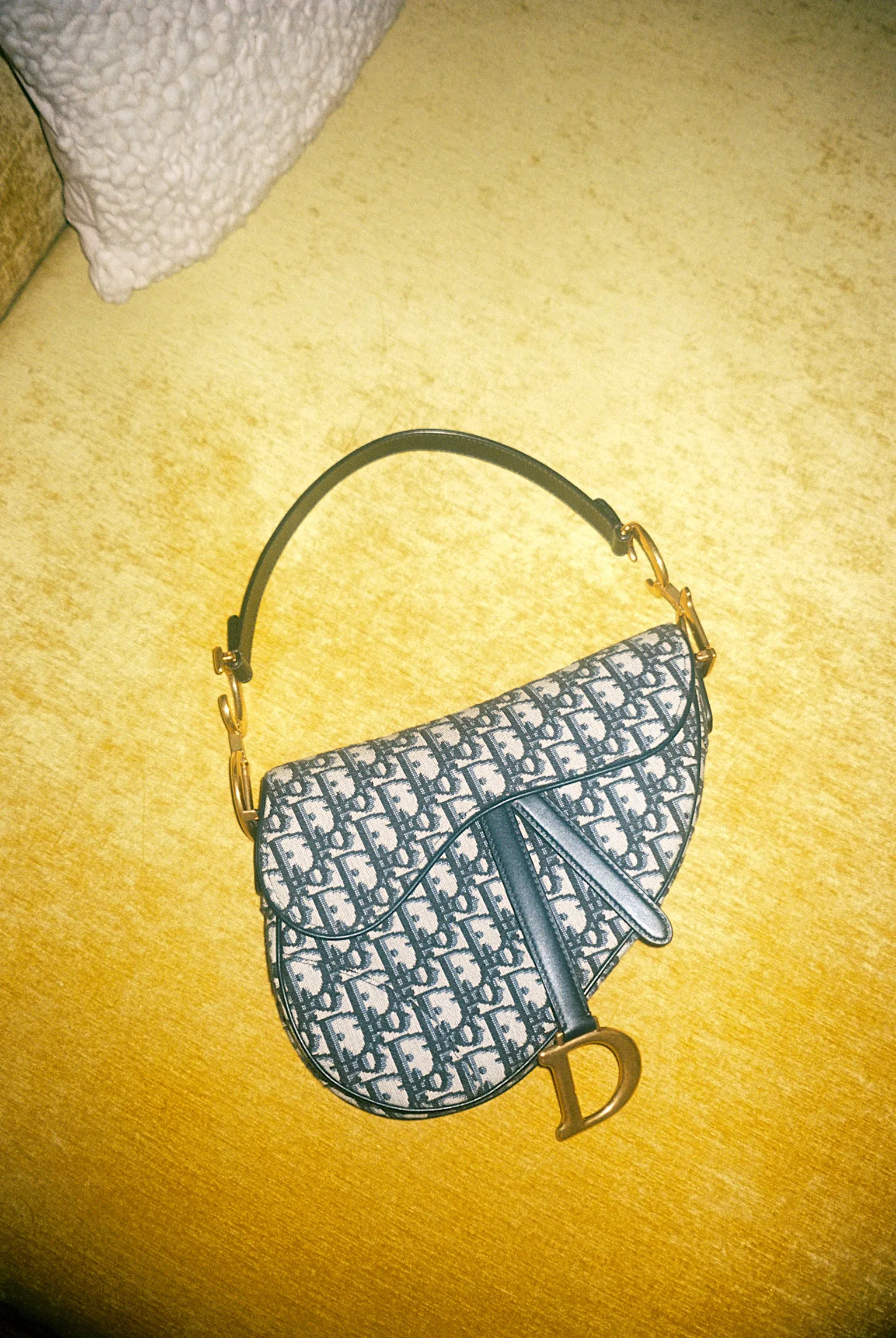OBLIQUE JACQUARD SADDLE BAG