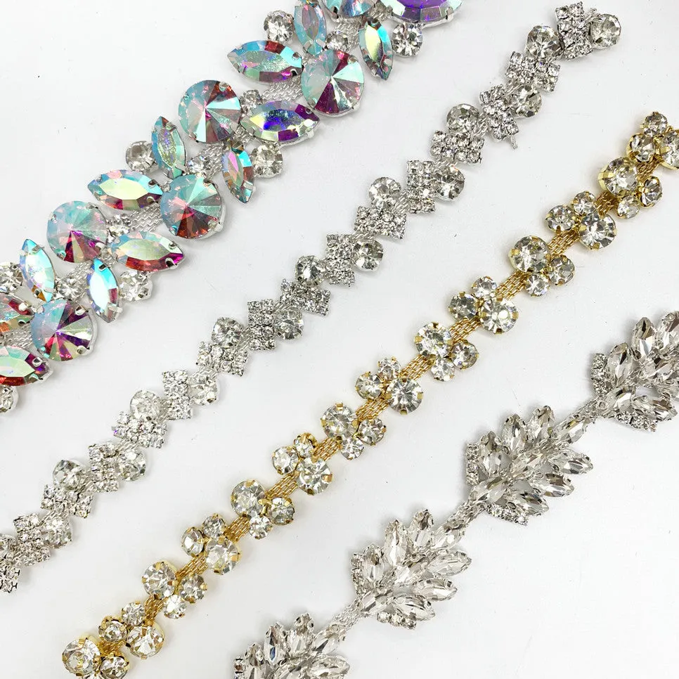 OEKO-TEX BSCI Rhinestone chain NFA24A567-536-535-566-NFA24A565-539