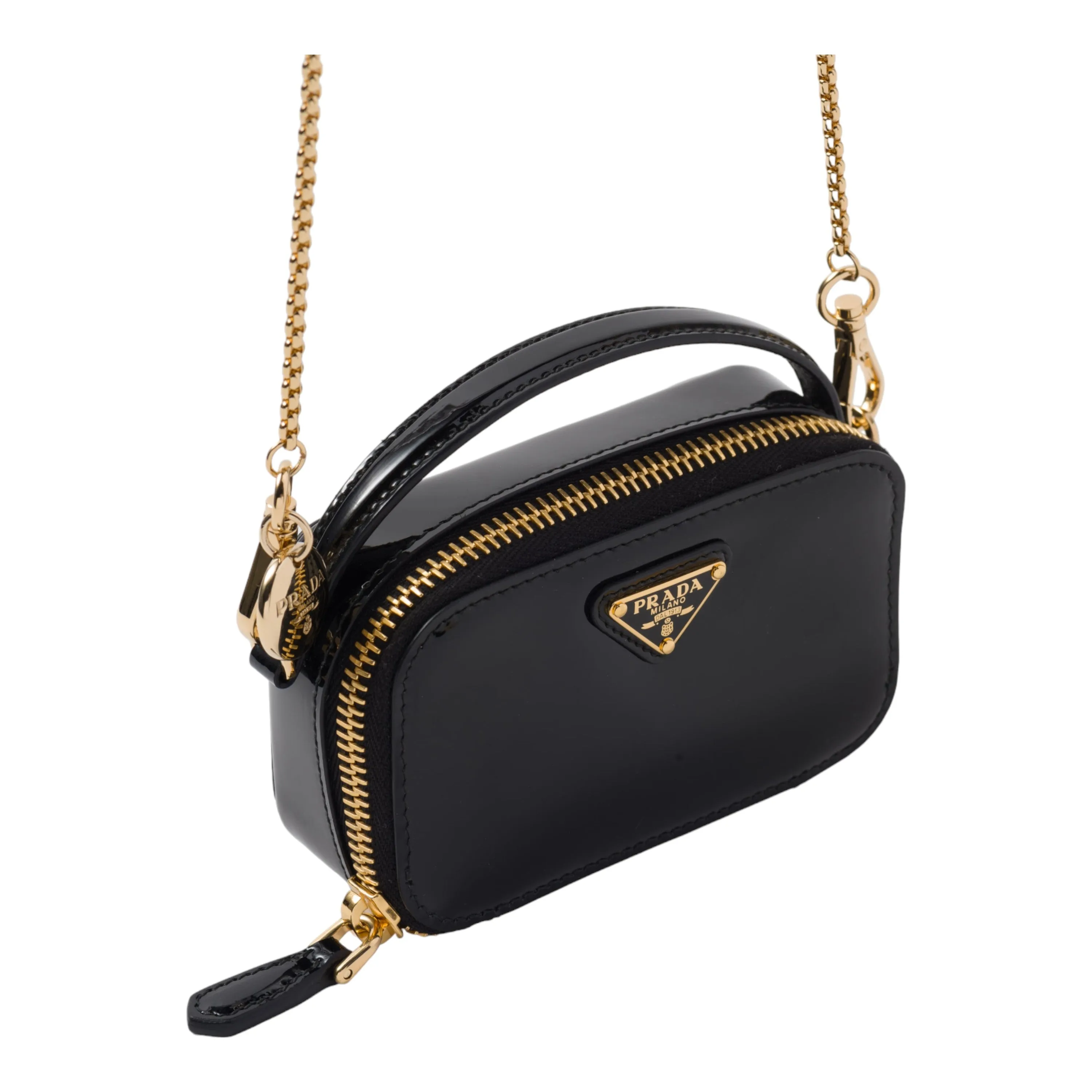 Patent Leather Mini-Pouch