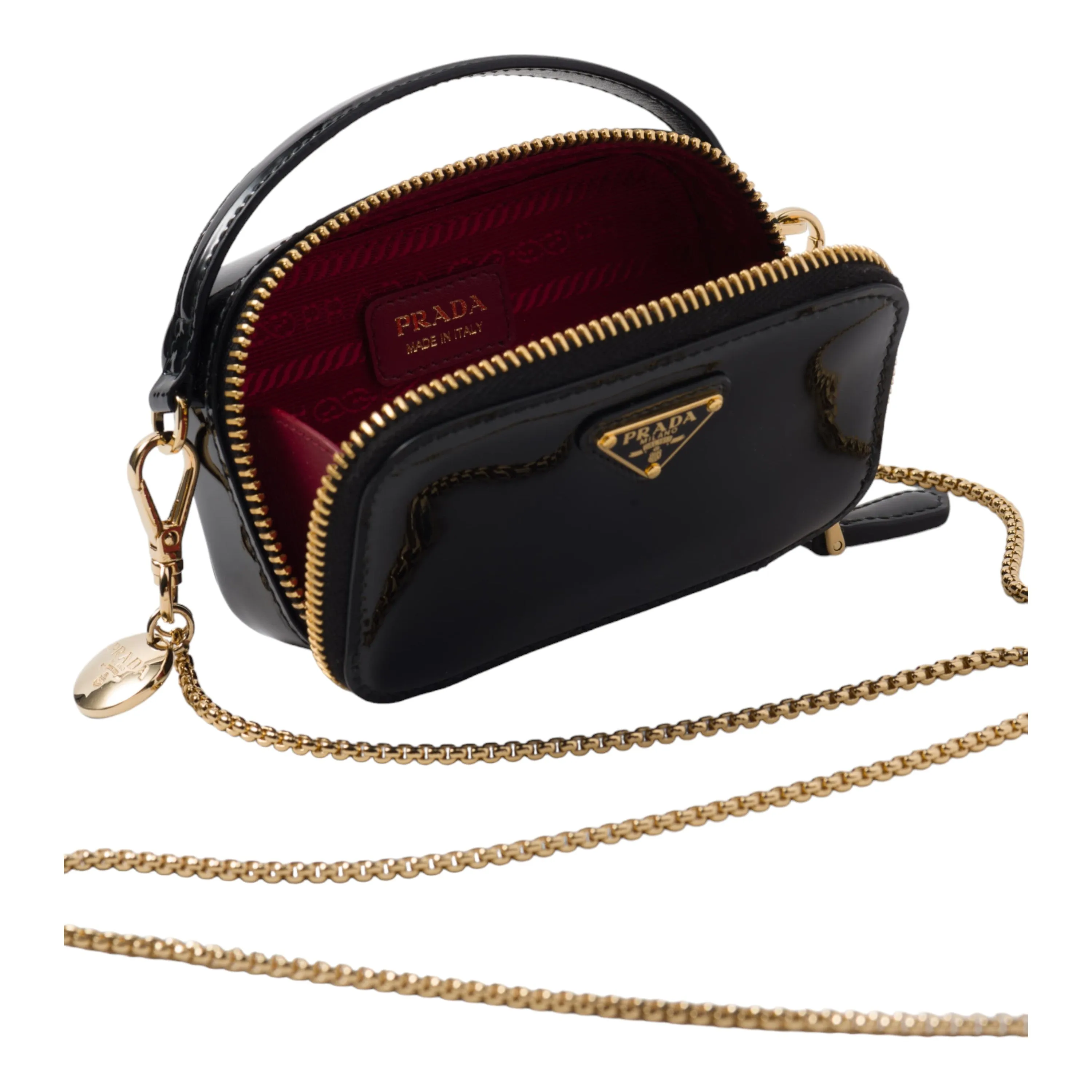 Patent Leather Mini-Pouch
